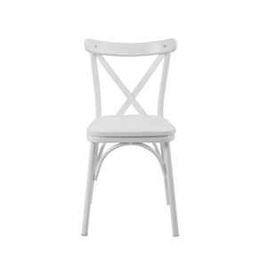 Woody Fashion Stolica, Bijela boja, Oliver Chair -  White