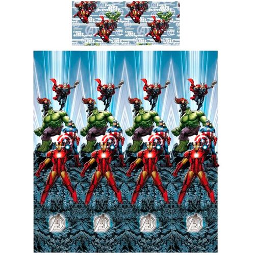 Marvel Avengers pamučni set dječjih plahti 105cm slika 1