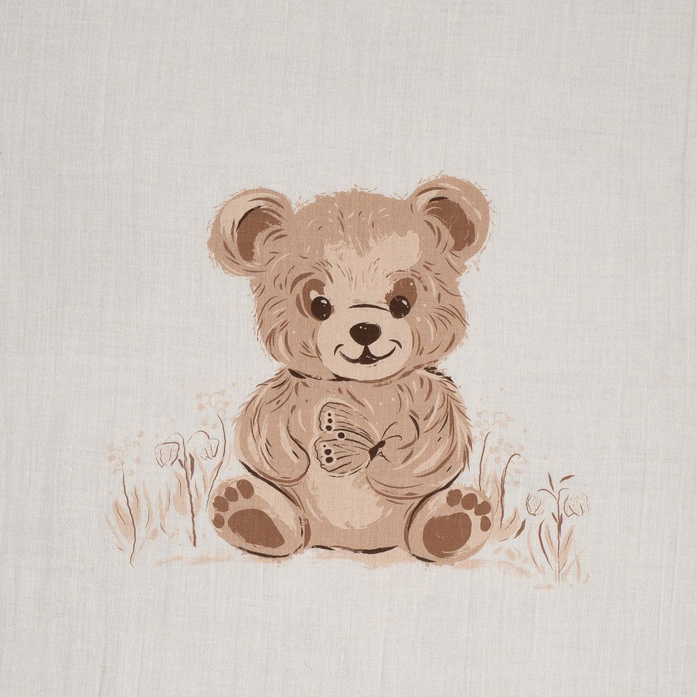 Magic Baby dekica Muslin s Printom Medina Šapica 90x100 cm - Bež slika 6