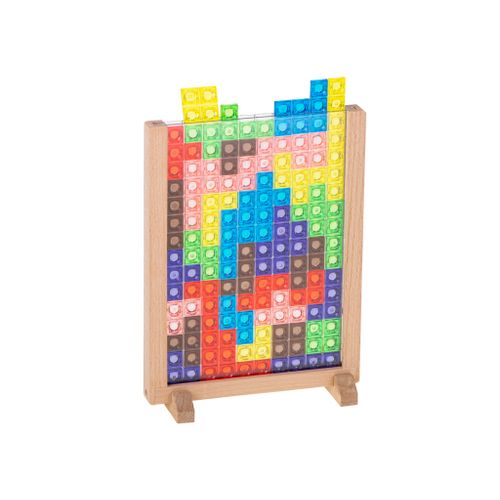 Montessori vertikalni tetris u drvenom okviru slika 6