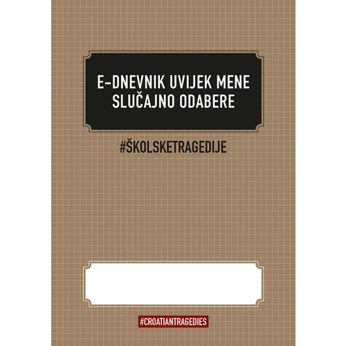 Bilježnica "Hrvatske tragedije" A4 - kvadratići SORTO slika 9