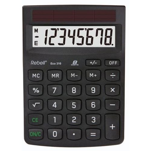 Kalkulator komercijalni Rebell Eco 310 black slika 2