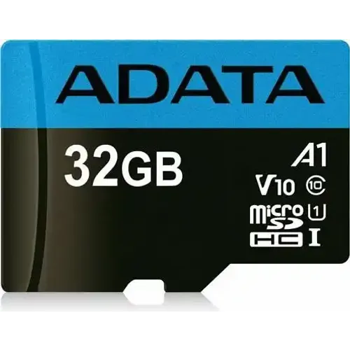 Micro SD Card 32GB AData + SD adapter AUSDH32GUICL10A1-RA1/ class 10 slika 1