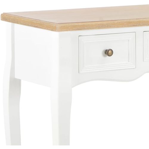 280044 Dressing Console Table with 3 Drawers White slika 16