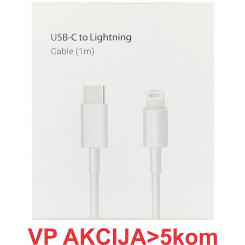 CCP-AMCM-AMLM-1.0M ** Gembird 20W PD kabl USB-C na Lightening 8-pin, USB 3.0, 1m, white (167) slika 3