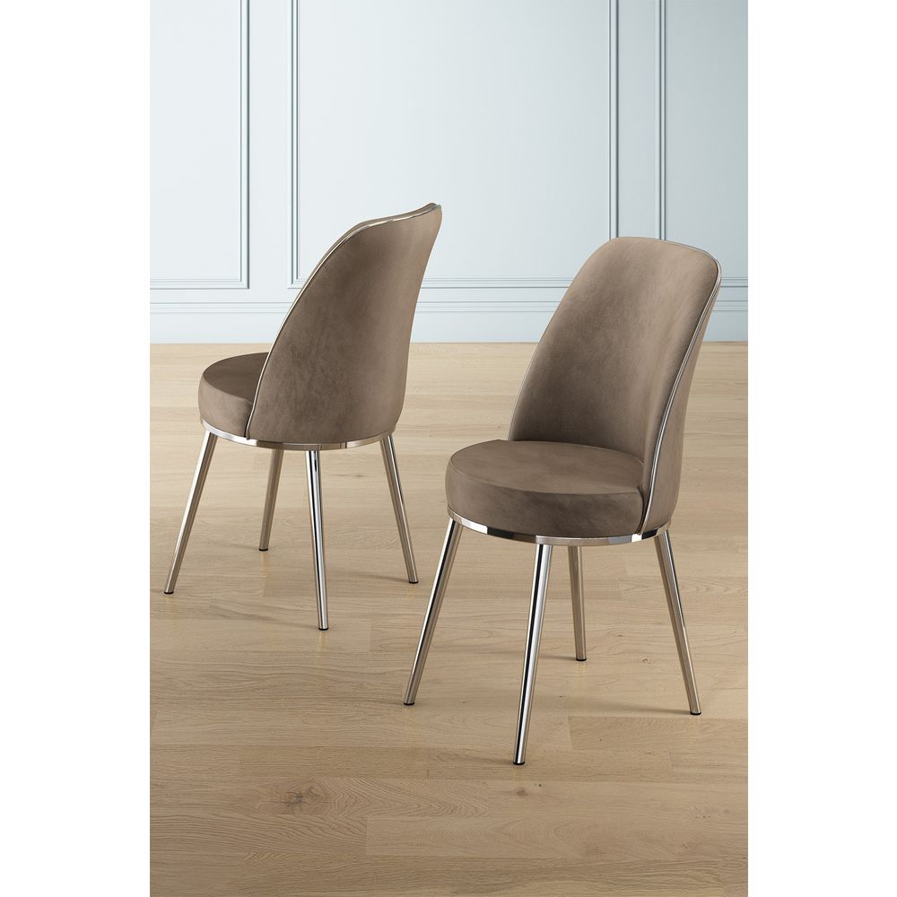 Pefa - Set stolica Cappuccino, Chrome (4 komada) slika 1