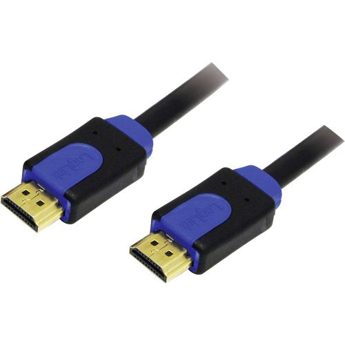 LogiLink HDMI priključni kabel HDMI A utikač, HDMI A utikač 1.00 m crna CHB1101  HDMI kabel slika 1