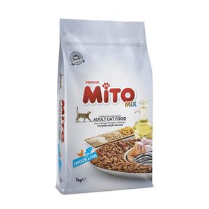 MITO MIX PREMIUM HRANA  za odrasle mačke - piletina i riba 1kg