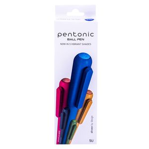 Linc olovka hemijska, Pentonic Colors, plavo mastilo, sorto, 5 kom