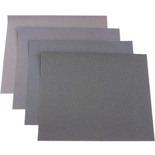 Set ručnog brusnog papira granulacija 180, 240, 400, 600 (D x Š) 280 mm x 230 mm 1 set slika 1