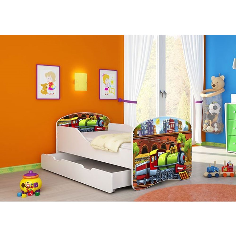 ACMA Dječiji krevet Acma I sa ladicom - 180x80cm - Dezen 44 slika 1