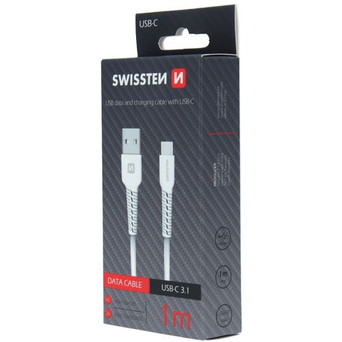 SWISSTEN kabel USB/USB-C, 2A, 1m, bijeli slika 2