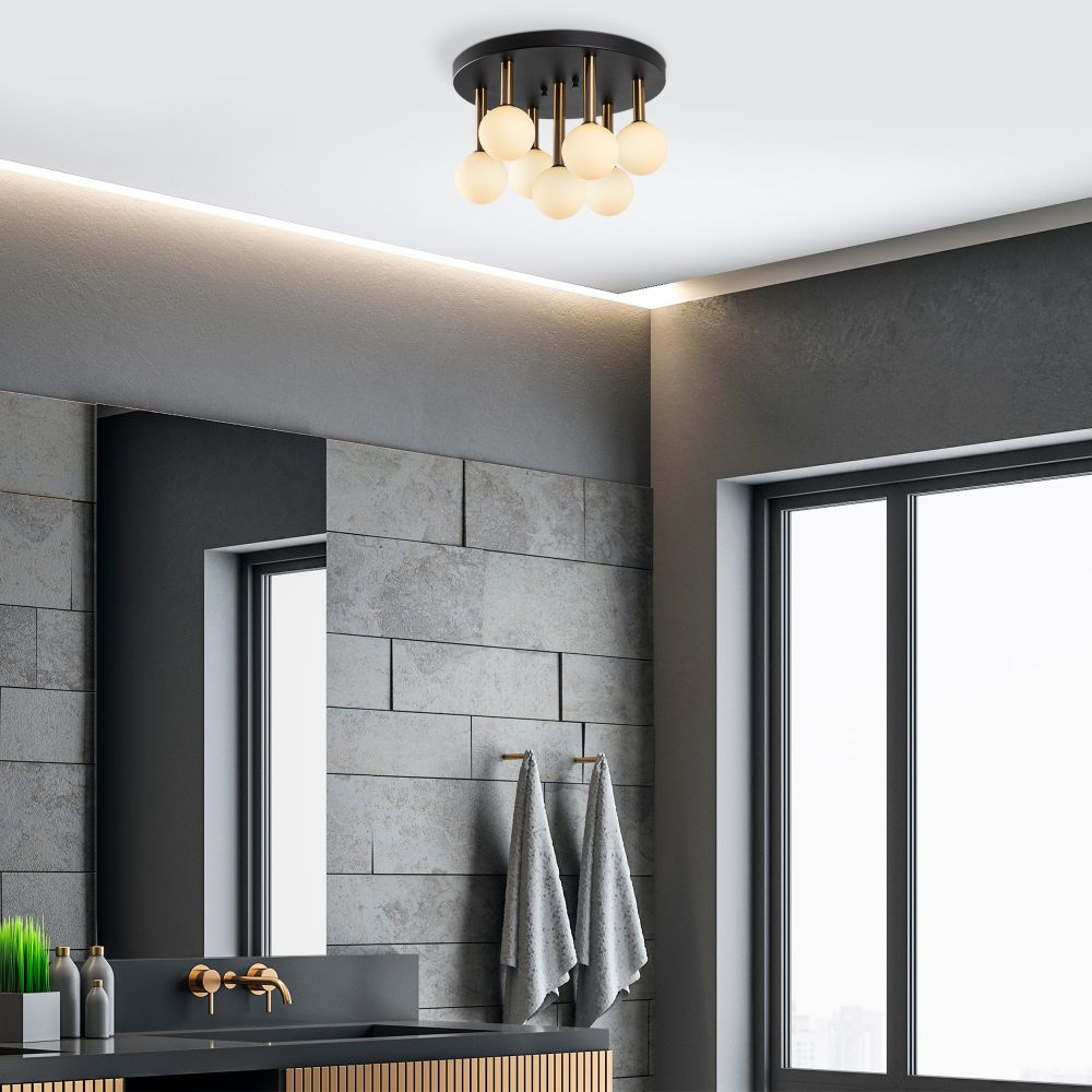 Luster Even - 11755 Crni Antikni Krem slika 1