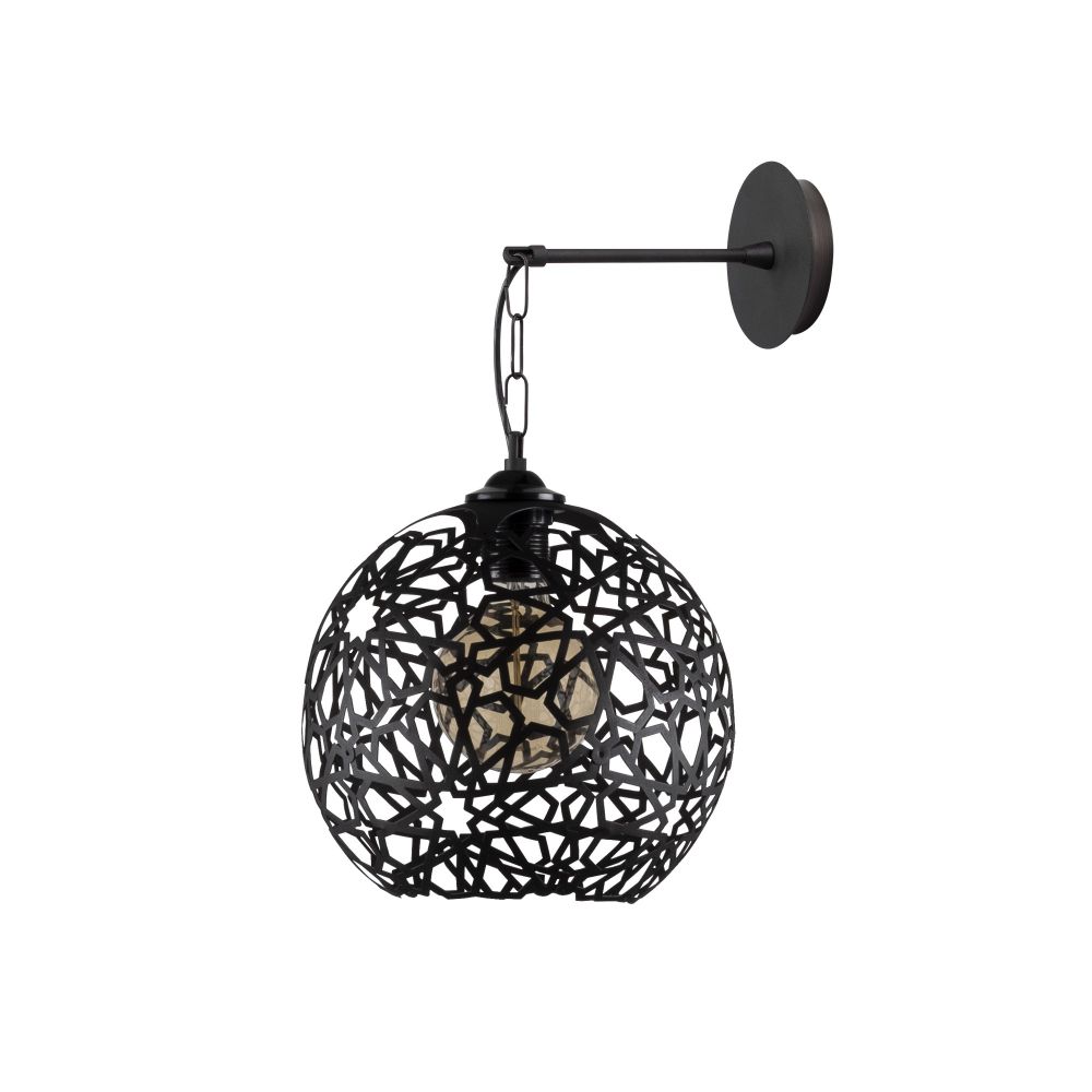 Fellini - MR - 710 Crna Zidna Lampa slika 5