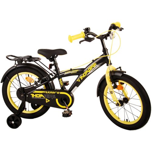 Dječji bicikl Volare Thombike 16" s dvije ručne kočnice crno-žuti slika 3
