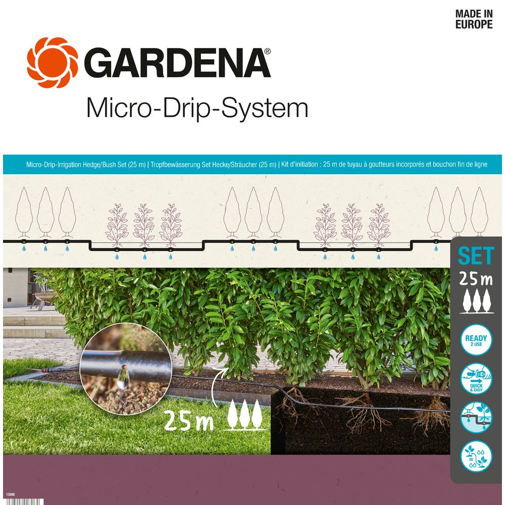  GARDENA Set za zalijevanje zive ograde 25m slika 1