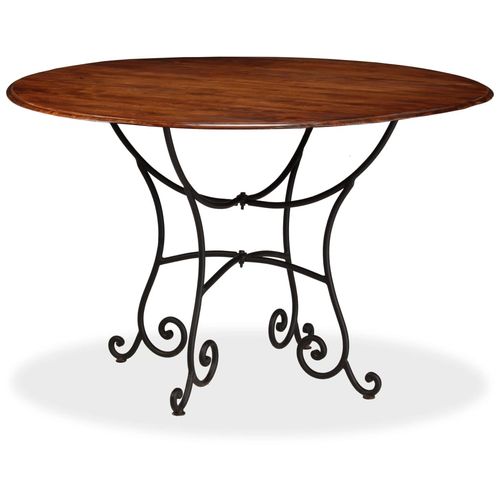 Blagovaonski stol 120x76 cm bagremovo drvo s premazom boje meda slika 34