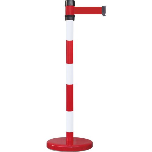 VISO BSK200RE Stup zaštitne pojaseve crveni / bijeli pojas crveni (Ø x V) 50 mm x 980 mm slika 2