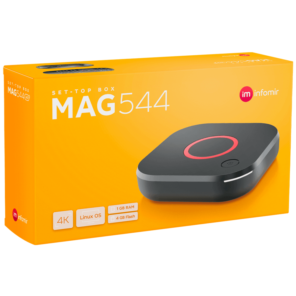 Mag Prijemnik IPTV za Stalker midlleware, 4K, H.265 Main - MAG 544 slika 2