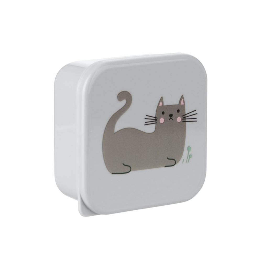 Kikka Boo Zdjelice sa poklopcem Kitty Cat 4 kom, Grey slika 5