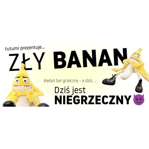 Maskota plišana bad banana slika 4