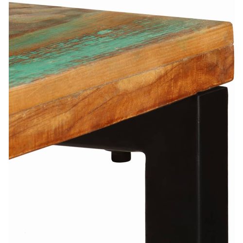 Konzolni stol 120 x 35 x 76 cm masivno obnovljeno drvo i čelik slika 27