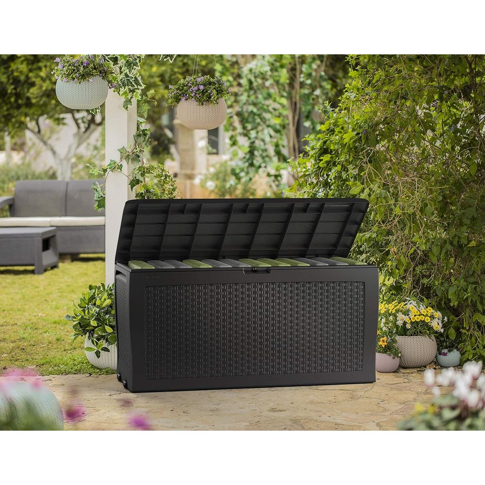 Keter vrtna kutija SAMOA, 270 l, siva slika 3
