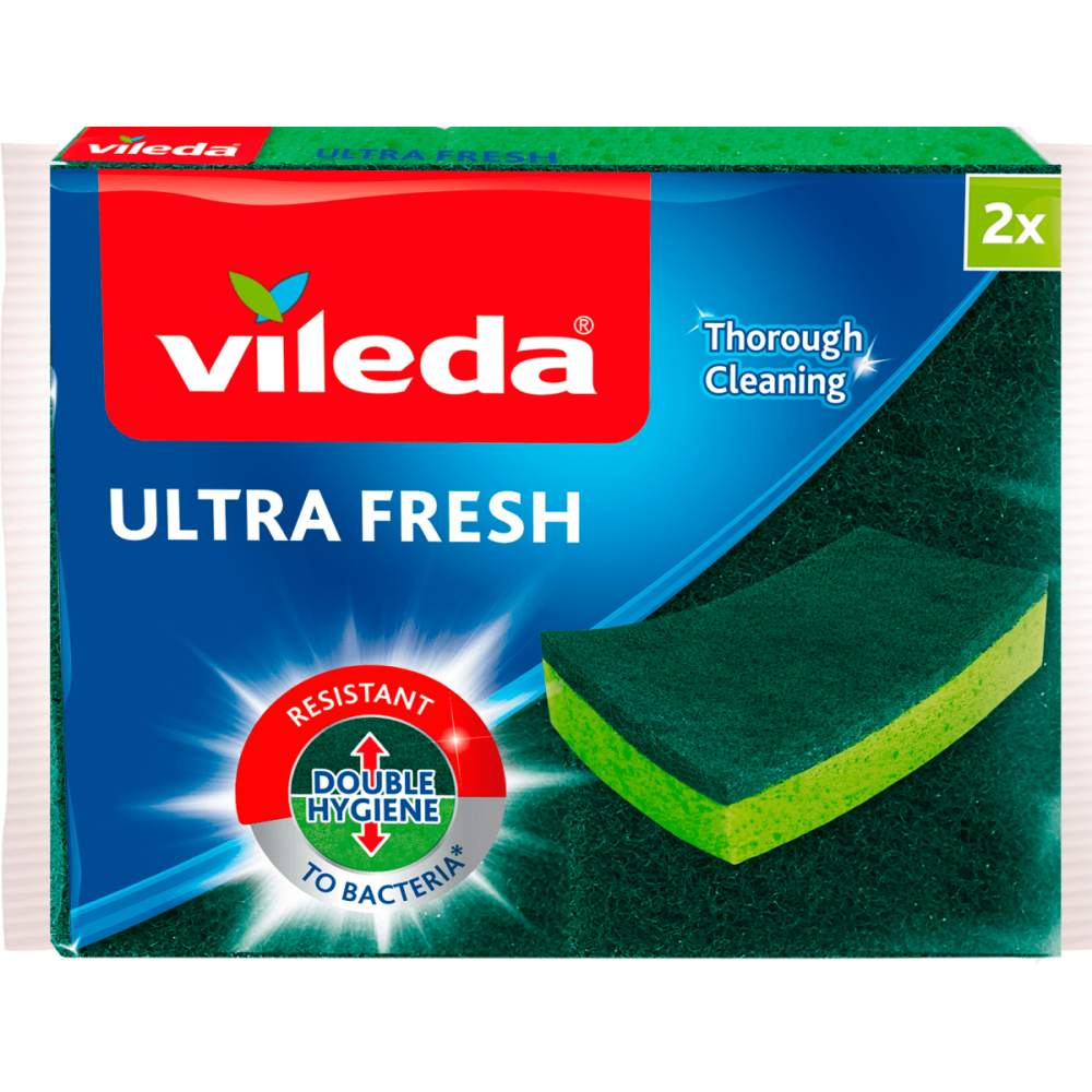 Vileda Ultra Fresh Spužvice Antibacterial 2 kom slika 1