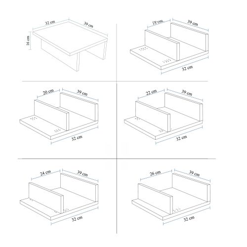 Atelier Del Sofa Liones Tepsili-Grey Trosed na razvlačenje slika 11