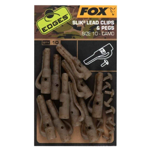 Fox Edges Camo Slik Lead Clip & Pegs #10 (CAC809)