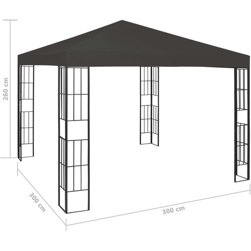 Sjenica 3 x 3 m antracit slika 20