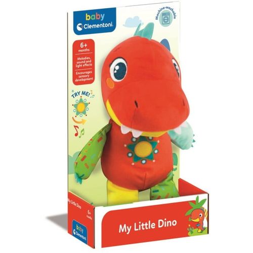 Clementoni Plišana igračka My Little Dino sa svjetlom i muzikom slika 1