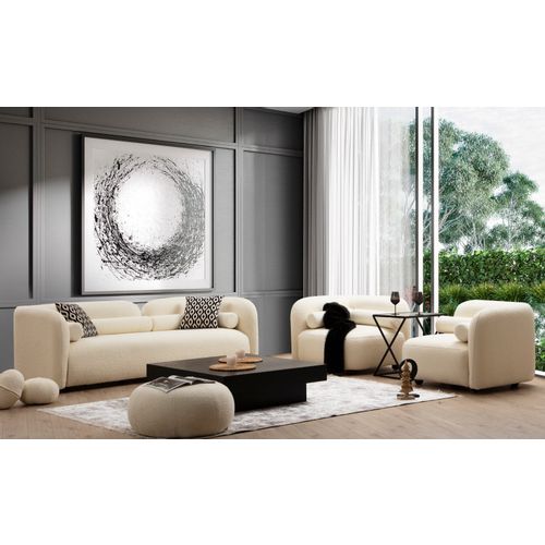 Atelier Del Sofa Trosjed, Krem, Victoria Cream Bouclette slika 1