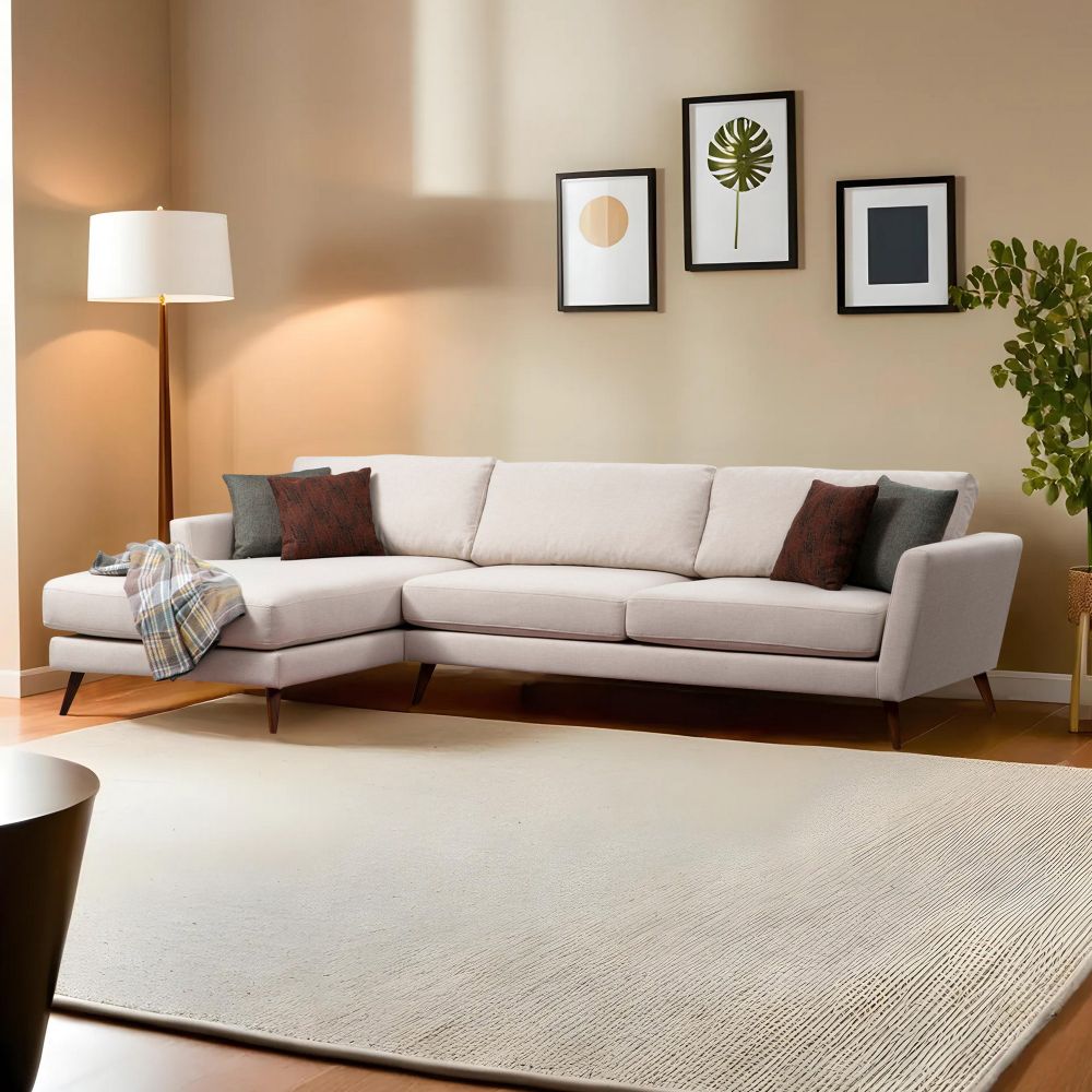 Mayorka Kutna Sofa na Razvlačenje Lijeva (Chl - 3R) - Bež slika 2