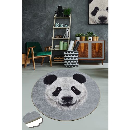 Conceptum Hypnose  Huge Panda Djt Ã‡ap 100 Sivi
Crni Tepih (100 cm) slika 1