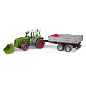 BRUDER traktor Fendt Vario 211 s prednjim utovarivačem i kiper prikolicom 02182