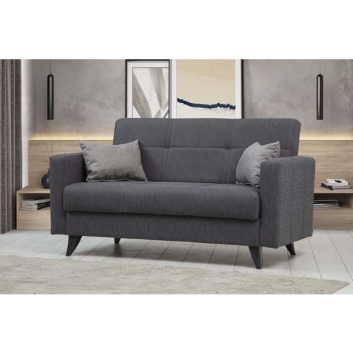 Atelier Del Sofa Dvosjed, Polya - Dark Grey slika 2