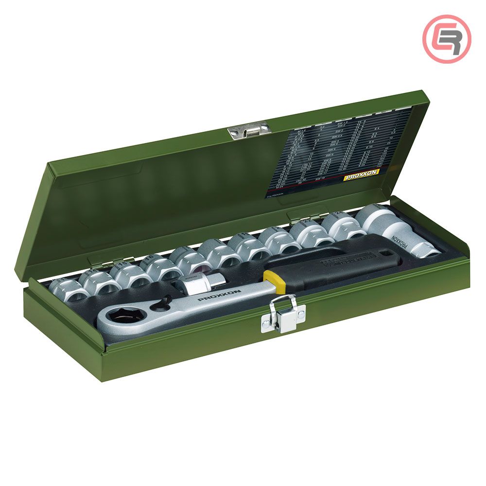 Proxxon Garnitura Nasadnih Ključeva 10 - 27 mm Prolazni / 14 dijelna - 23604 slika 1