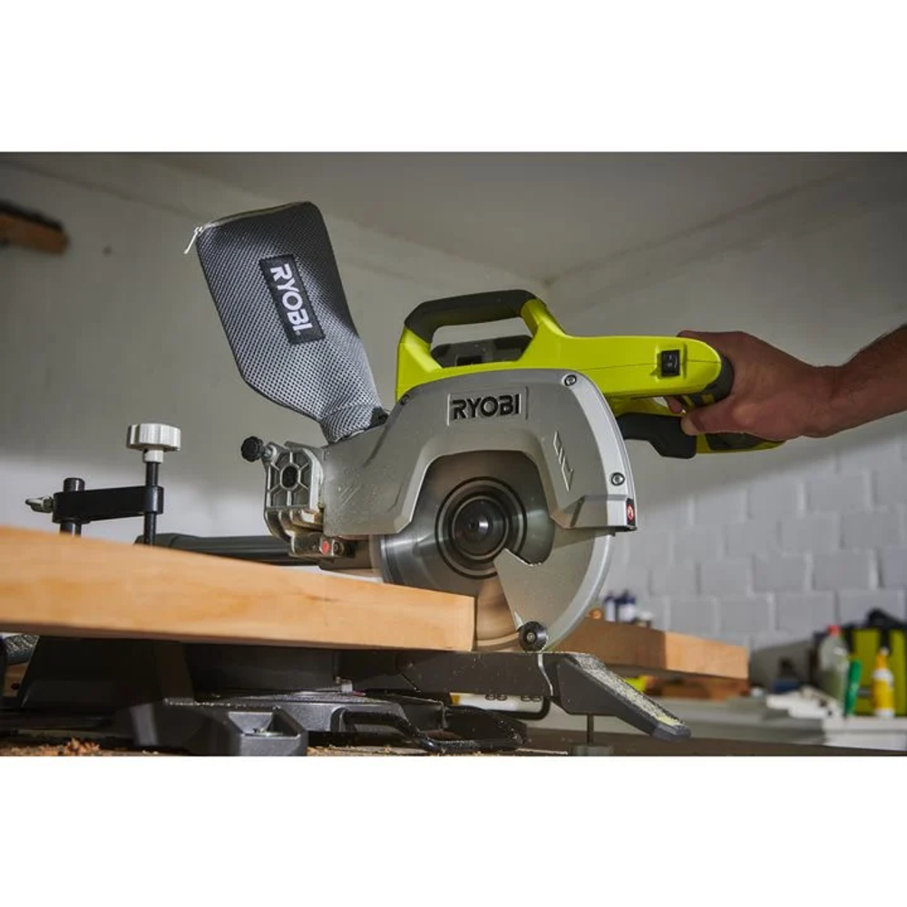 Ryobi 18V ONE+ Akumulatorska potezno nagibna pila, R18MS216-0 slika 2