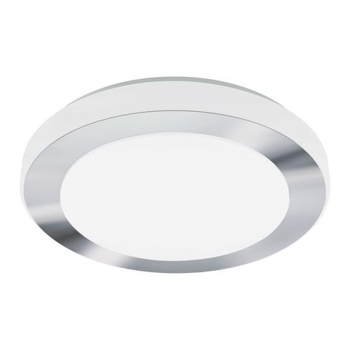 Eglo Carpi plafonjera/1, Led, 16w, 1500lm, ip44, prečnik 385, hrom/bela  slika 1