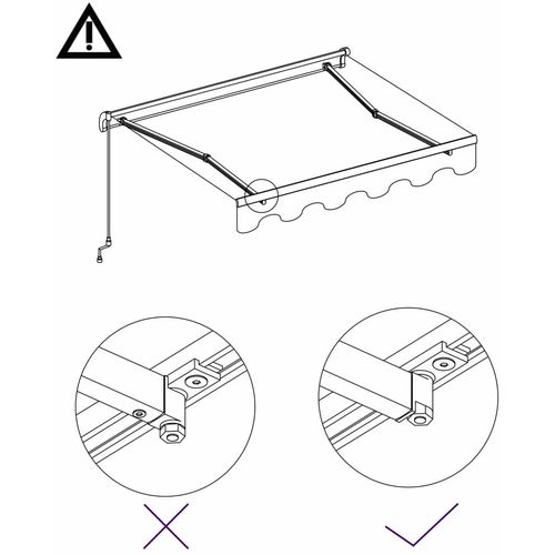 Tenda na automatsko uvlačenje 400 x 300 cm antracit slika 13