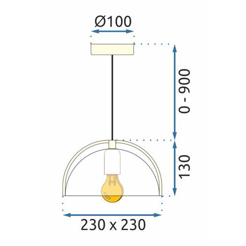 STROPNI LUSTER APP1216-1CP slika 10