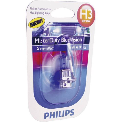 Philips 77486628 halogena žarulja MasterDuty Blue Vision H3 70 W 24 V slika 2