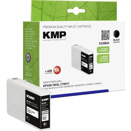 KMP tinta zamijenjen Epson 78XXL, T7891 kompatibilan  crn E220BXX 1628,4201 slika 3