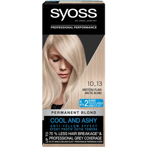 Syoss Permanent Blond Farba za kosu 10-13 Arktički Plava slika 1