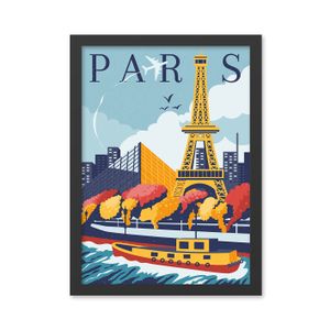 Wallity Slika dekorativna uokvirena MDF, Paris 4 (40 x 55)