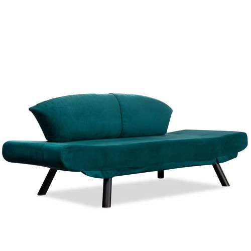 Genzo - Petrol Blue Petrol Blue 2-Seat Sofa-Bed slika 4