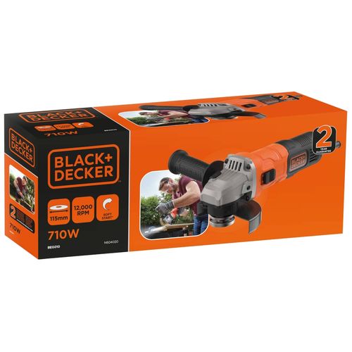 KUTNA BRUSILICA 710 W 115 mm Black & Decker BEG010 slika 1