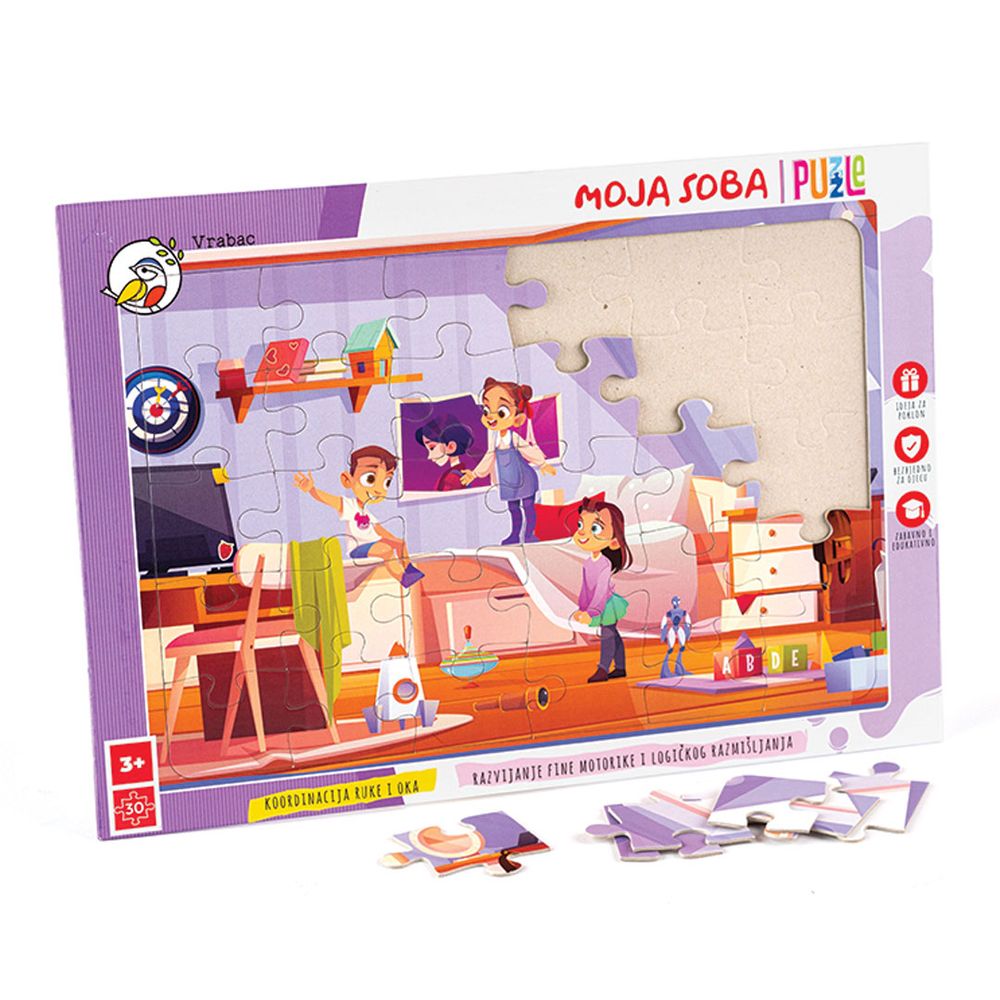 Vrabac Puzzle Fun 30, Moja soba slika 2