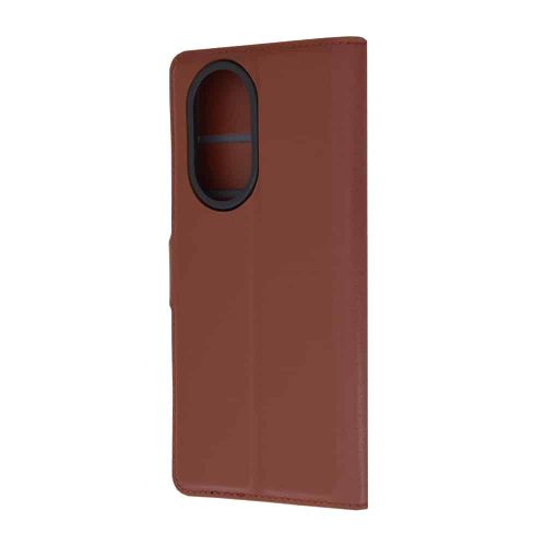 Techsuit Leather Folio preklopna maska za Honor 200 - smeđa slika 5